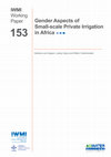 Research paper thumbnail of 153 Gender Aspects of Small-scale Private Irrigation in