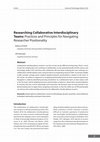 Research paper thumbnail of Researching Collaborative Interdisciplinary Teams