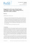 Research paper thumbnail of Imagination at the center of moral action: developing a deeper understanding of how to educate for teacher excellence