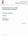 Research paper thumbnail of Inhabited Intelligent Environments Group