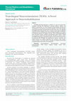 Research paper thumbnail of Translingual Neurostimulation (TLNS): A Novel Approach to Neurorehabilitation