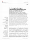 Research paper thumbnail of Re-thinking the Etiological Framework of Neurodegeneration