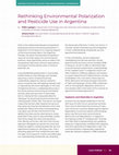 Research paper thumbnail of Rethinking Environmental Polarization and Pesticide Use in Argentina