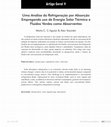 Research paper thumbnail of Uma Análise da Refrigeração por Absorção Empregando uso de Energia Solar Térmica e Fluidos Verdes como Absorventes