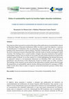 Research paper thumbnail of Status of sustainability reports by brazilian higher education institutions