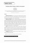 Research paper thumbnail of The Effect of Mirror Therapy on Self-Care stroke patients