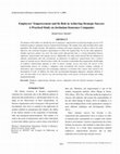 Research paper thumbnail of Employees’ Empowerment and Its Role in Achieving Strategic Success: A Practical Study on Jordanian Insurance Companies