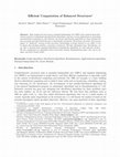 Research paper thumbnail of Efficient Computation of Balanced Structures ⋆