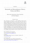 Research paper thumbnail of Memorials and Memorialisation: History, Forms, and Affects