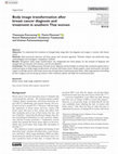 Research paper thumbnail of Body image transformation after breast cancer diagnosis and treatment in southern Thai women