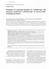 Research paper thumbnail of Dosimetry of conformal dynamic arc radiotherapy and intensity modulated radiotherapy in unresectable cholangiocarcinoma