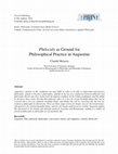 Research paper thumbnail of Philocaly as Ground for Philosophical Practice in Augustine