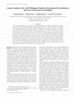 Research paper thumbnail of Genetic analysis of the ADGF multigene family by homologous recombination and gene conversion in Drosophila