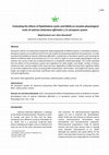 Research paper thumbnail of Evaluating the effects of Naphthalene acetic acid (NAA) on morpho-physiological traits of valerian (Valeriana officinalis L.) in aeroponic system