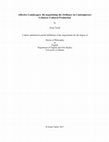 Research paper thumbnail of Affective Landscapes: Re-negotiating the Ordinary in Contemporary Lebanese Cultural Production