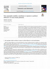 Research paper thumbnail of How geographic mobility contributes to exposure to political difference on social media platforms