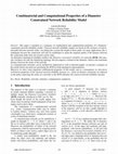 Research paper thumbnail of Combinatorial and computational properties of a diameter constrained network reliability model