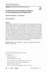 Research paper thumbnail of The Effectiveness of Human Rights Due Diligence for Preventing Business Human Rights Abuses