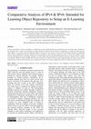 Research paper thumbnail of Comparative Analysis of IPv4 & IPv6: Intended for Learning Object Repository to Setup an E-Learning Environment