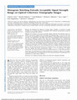 Research paper thumbnail of Histogram Matching Extends Acceptable Signal Strength Range on Optical Coherence Tomography Images