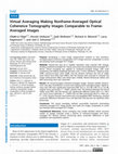 Research paper thumbnail of Virtual Averaging Making Nonframe-Averaged Optical Coherence Tomography Images Comparable to Frame-Averaged Images