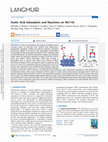 Research paper thumbnail of Acetic Acid Adsorption and Reactions on Ni(110)