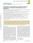 Research paper thumbnail of Breakthroughs in the Health Effects of Plant Food Bioactives: A Perspective on Microbiomics, Nutri(epi)genomics, and Metabolomics