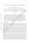 Research paper thumbnail of Survey on Deep Learning Techniques for Person Re-Identification Task