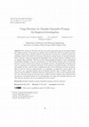 Research paper thumbnail of Using Diversity for Classifier Ensemble Pruning: An Empirical Investigation