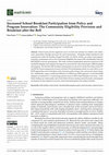 Research paper thumbnail of Increased School Breakfast Participation from Policy and Program Innovation: The Community Eligibility Provision and Breakfast after the Bell