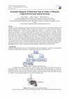 Research paper thumbnail of Automatic Diagnosis of Distortion Type of Arabic /r/ Phoneme Using Feed Forward Neural Network