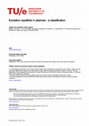 Research paper thumbnail of Excitation equilibria in plasmas; a classification