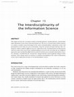 Research paper thumbnail of The Interdisciplinarity of the Information Science