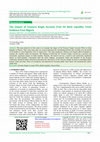 Research paper thumbnail of The Impact of Treasury Single Account (Tsa) On Bank Liquidity: Fresh Evidence from Nigeria