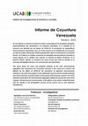 Research paper thumbnail of Informe de Coyuntura Venezuela, febrero 2022 IIES UCAB