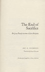 Research paper thumbnail of Guy G. Stroumsa, *The End of Sacrifice: Religious Transformations in Late Antiquity* (Chicago: The University of Chicago Press, 2009)