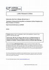 Research paper thumbnail of Evaluation of Diamond Dressing Effect on Workpiece Surface Roughness by Way of Analysis of Variance