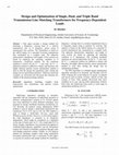 Research paper thumbnail of Design and Optimization of Single, Dual, and Triple Band Transmission Line Matching Transformers for Frequency-Dependent Loads