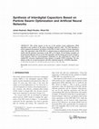 Research paper thumbnail of Synthesis of interdigital capacitors based on particle swarm optimization and artificial neural networks