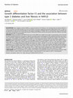 Research paper thumbnail of Growth differentiation factor-15 and the association between type 2 diabetes and liver fibrosis in NAFLD