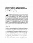 Research paper thumbnail of Introduction: Media, Technology, and the Culture of Militarism: Watching, Playing and Resisting the War Society