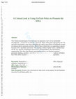 Research paper thumbnail of A Critical Look at Using FinTech Policy to Promote the SDGs