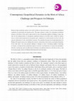 Research paper thumbnail of Contemporary Geopolitical Dynamics in the Horn of Africa: Challenge and Prospects for Ethiopia