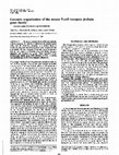 Research paper thumbnail of Genomic organization of the mouse T-cell receptor beta-chain gene family