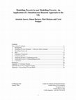 Research paper thumbnail of Modelling Poverty by not Modelling Poverty: An Application of a Simulataneous Hazards Approach to the UK, CASEpaper No