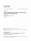 Research paper thumbnail of A Study on Solid Waste Management System of Dhaka City Corporation: Effect of Composting and Landfill Location