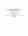 Research paper thumbnail of COMBATTING HATE ON THE INTERNET: Current Canadian Efforts and the Recommendations of Non-Governmental Organizations to Improve upon Them