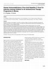 Research paper thumbnail of Human Immunodeficiency Virus And Hepatitis C Virus Co-Infection Among Children In An Antiretroviral Therapy Programme In Benue