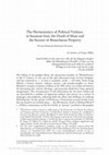 Research paper thumbnail of The Hermeneutics of Political Violence in Sasanian Iran: the Death of Mani and the Seizure of Manichaean Property