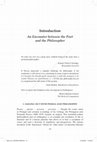 Research paper thumbnail of Introduction: An Encounter between the Poet and the Philosopher